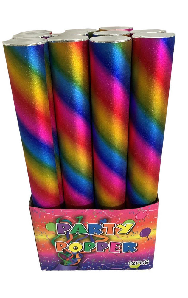 PARTY PAPER POPPER 40CM COLOR 1ΤΜΧ