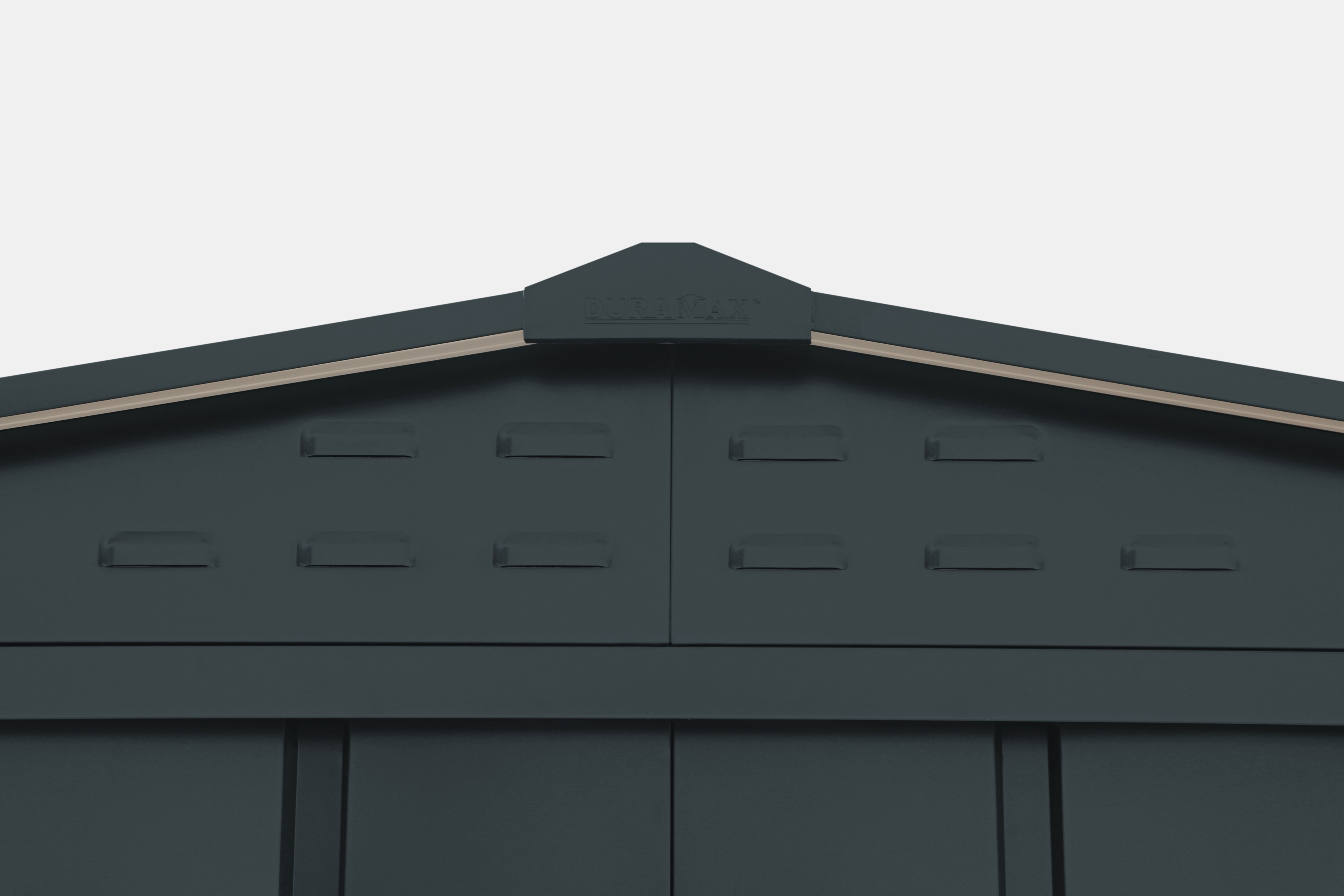 DURAMAX METAL TOP SHED 6X4FT ANTHRACITE