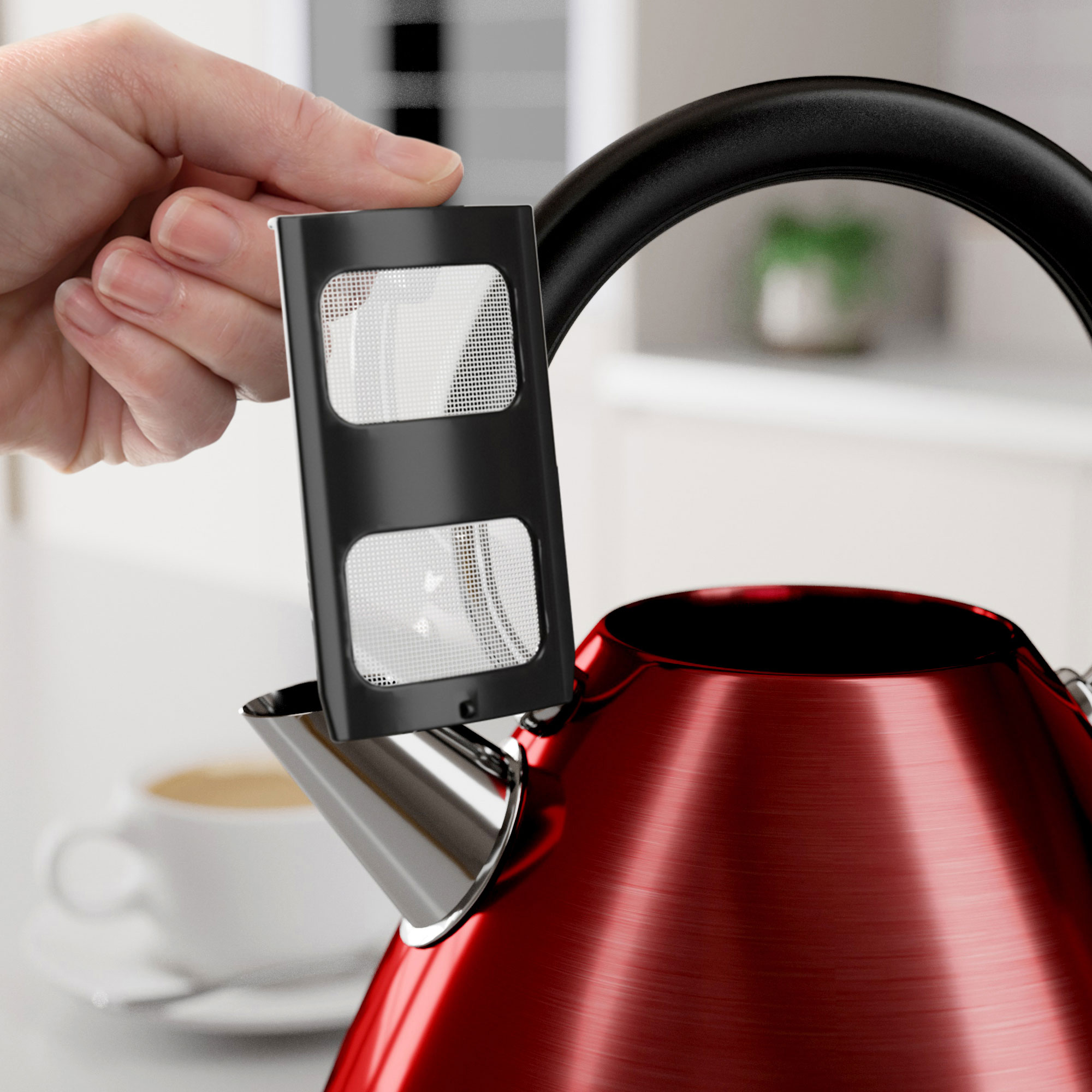 MORPHY RICHARDS 100133 VENTURE PYRAMID KETTLE RED 1.5L