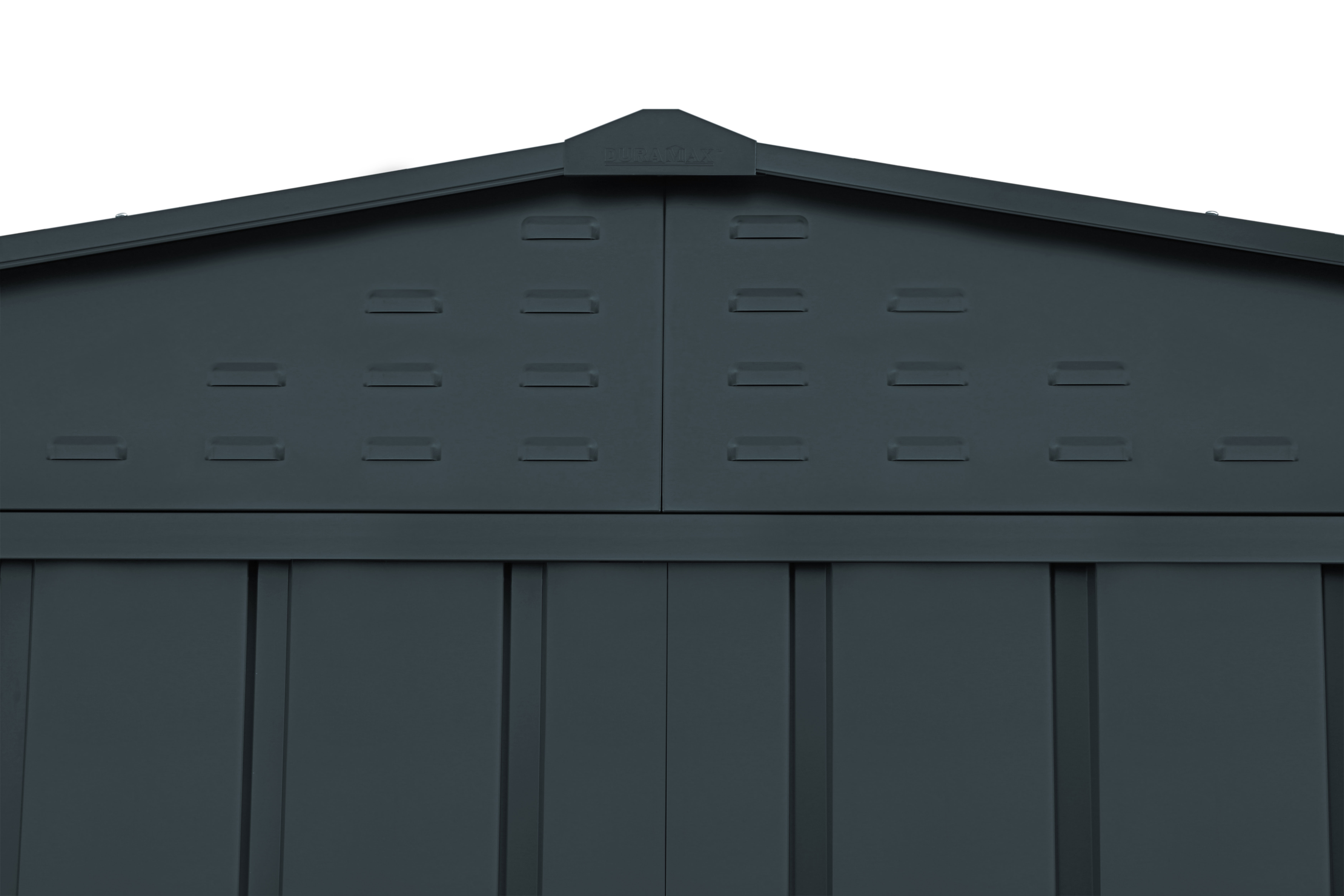 DURAMAX METAL TOP SHED 10X8FT ANTHRACITE