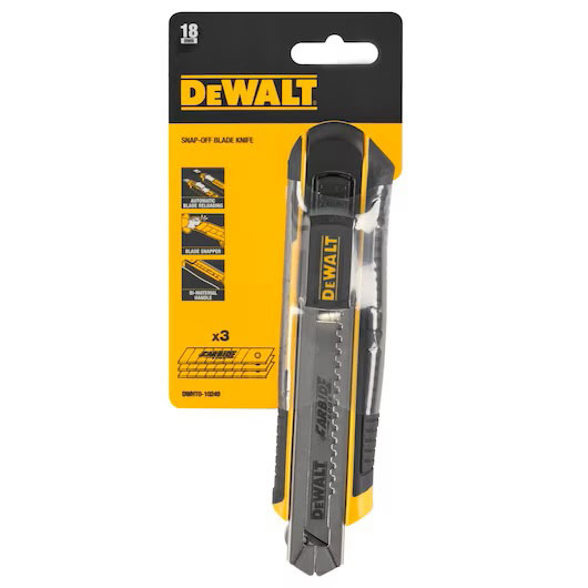 DEWALT ΜΑΧΑΙΡΙ 18MM SNAP-OFF AUTOLOCK