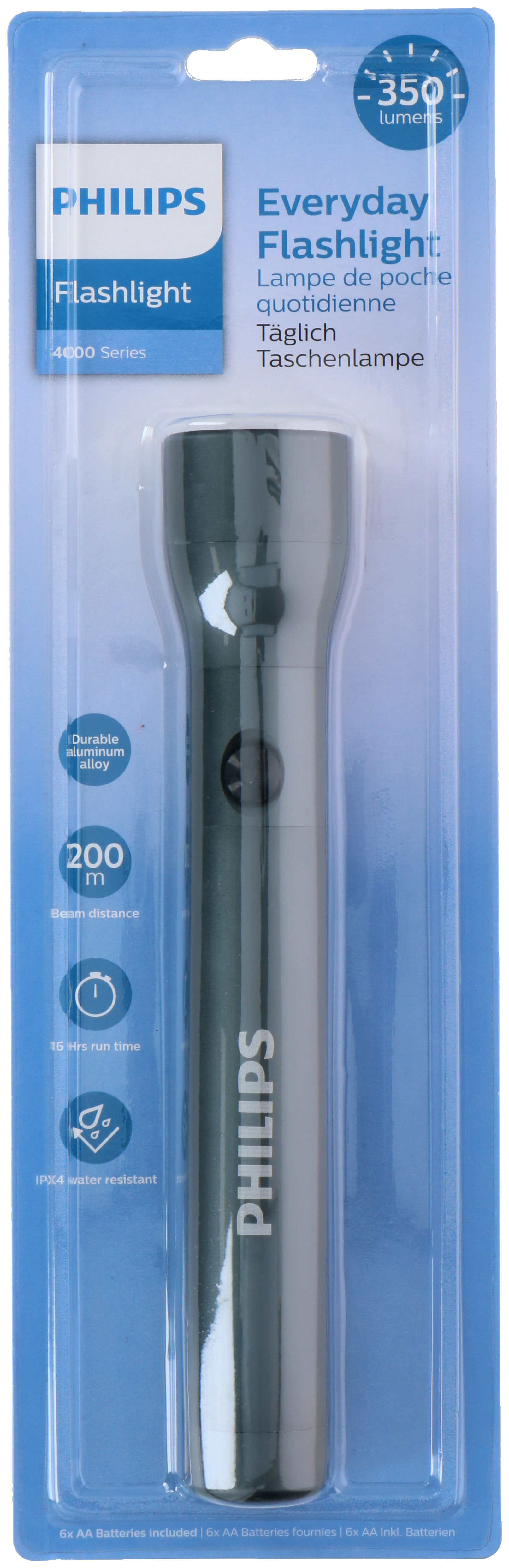 PHILIPS FLASHLIGHT 350LM IPX4