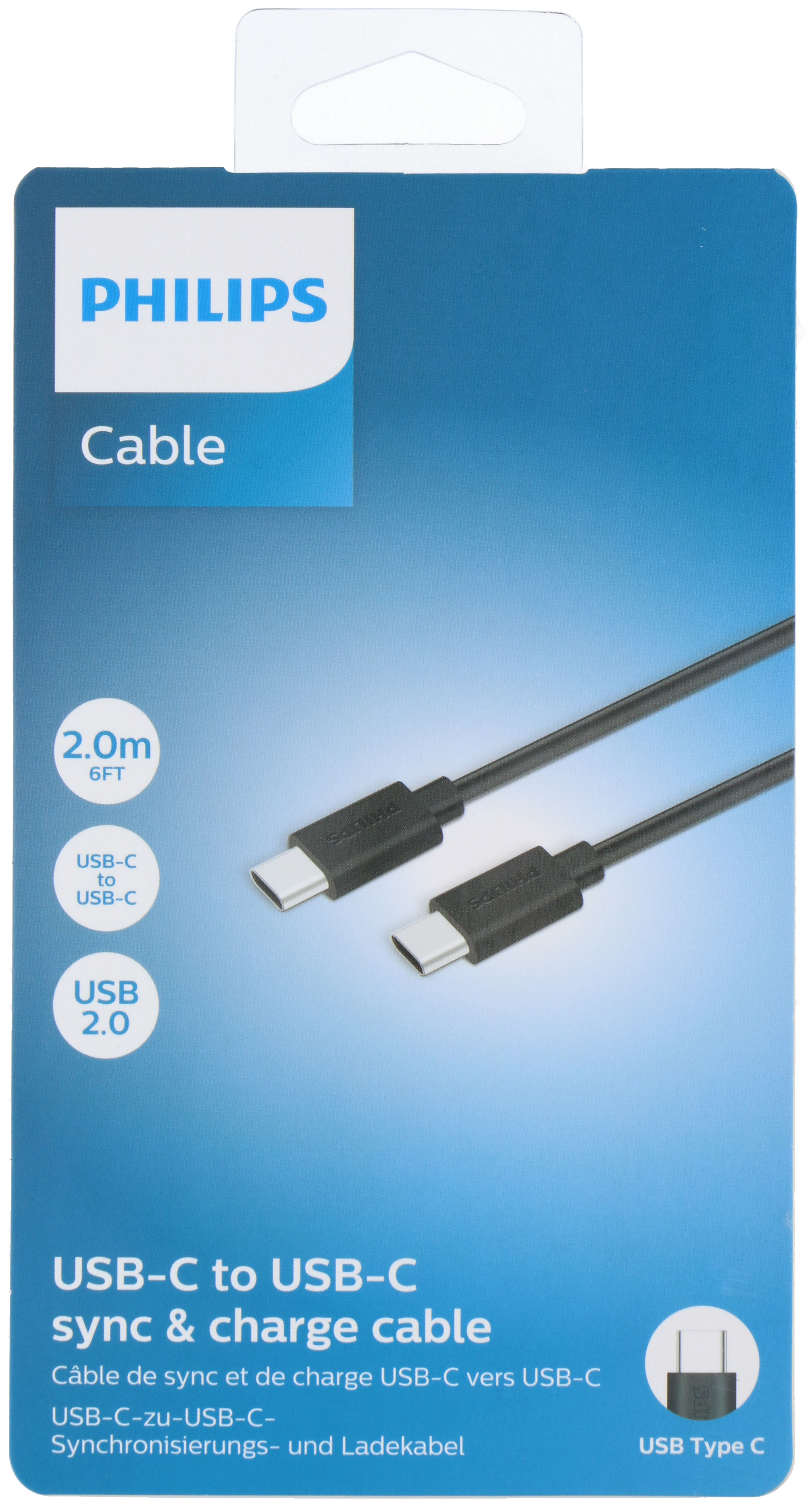 PHILIPS CABLE USB 2M DLC3106C/03