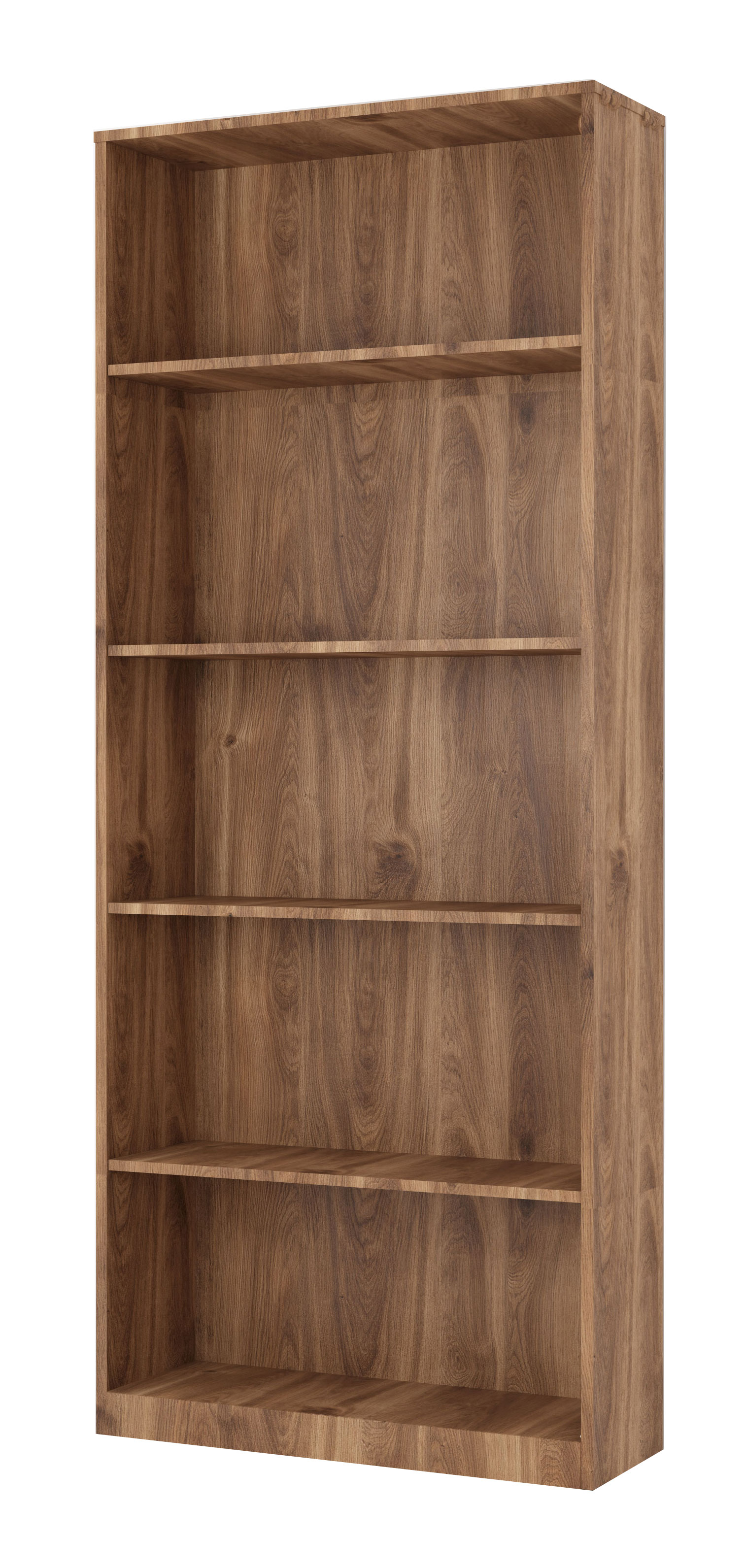 BOOKCASE 65X25X183CM BRANDY OAK