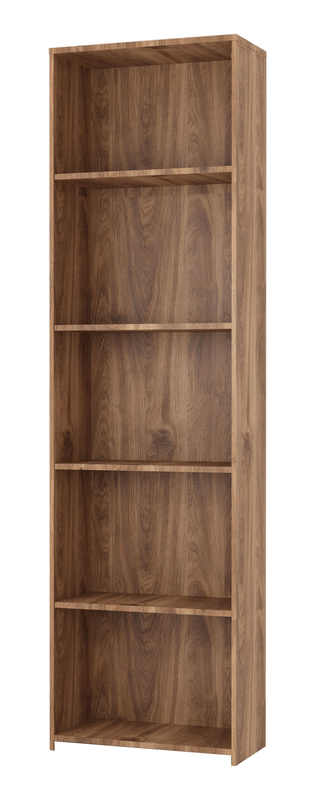 BOOKCASE 45X25X183CM BRANDY OAK