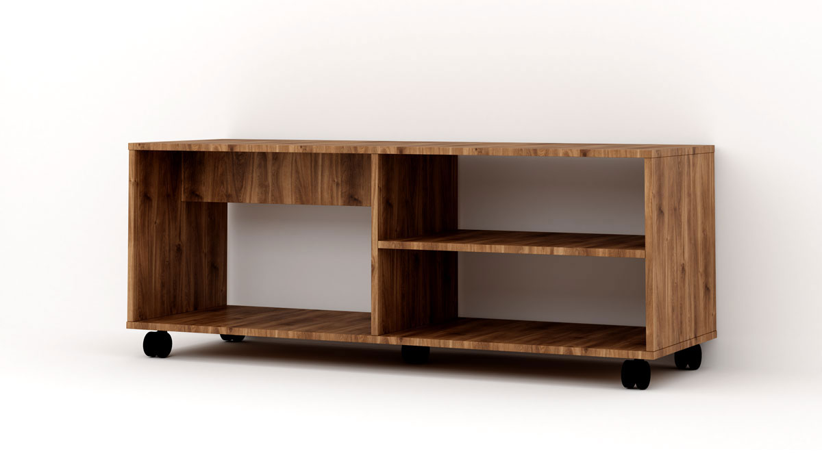 TV STAND 120X40X45CM BRANDY OAK