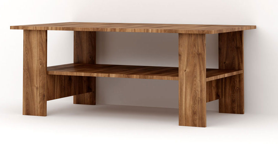 COFFEE TABLE 100X55X41CM BRANDY OAK