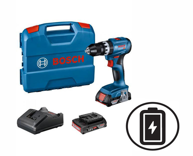 BOSCH GSB 18V-45 BATTERY IMPACT DRILL 18V