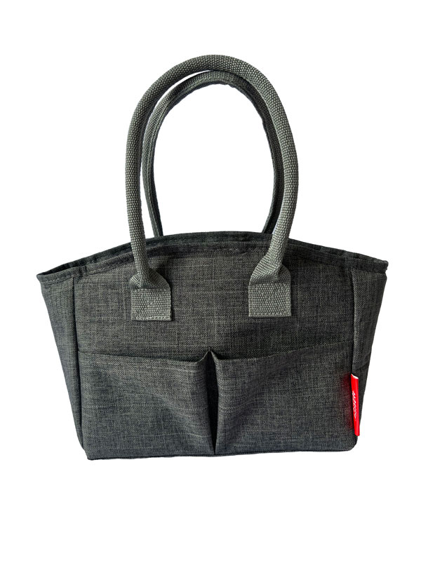 TOTE LUNCH BAG DARK GREY 28X16X21CM