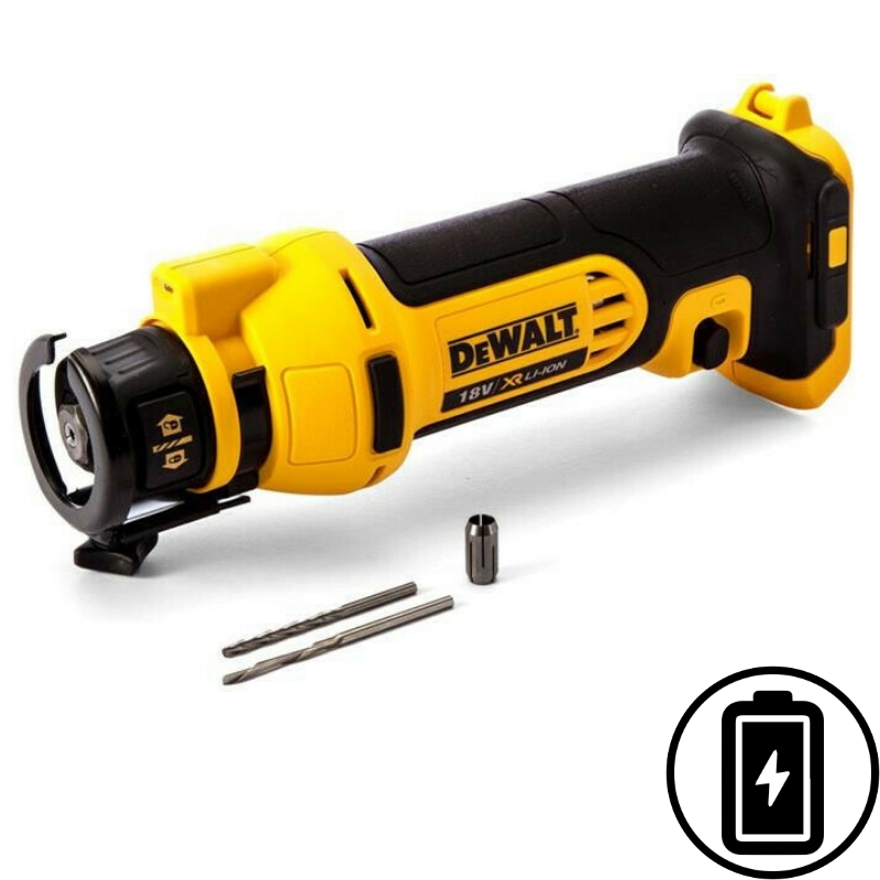 DEWALT DCE555N-XJ ΗΛΕΚΤΡΙΚΟ ΚΟΠΤΙΚΟ ΓΥΨΟΣΑΝΙΔΑΣ ΜΠΑΤΑΡΙΑΣ 18V SOLO - ΧΩΡΙΣ ΜΠΑΤΑΡΙΑ