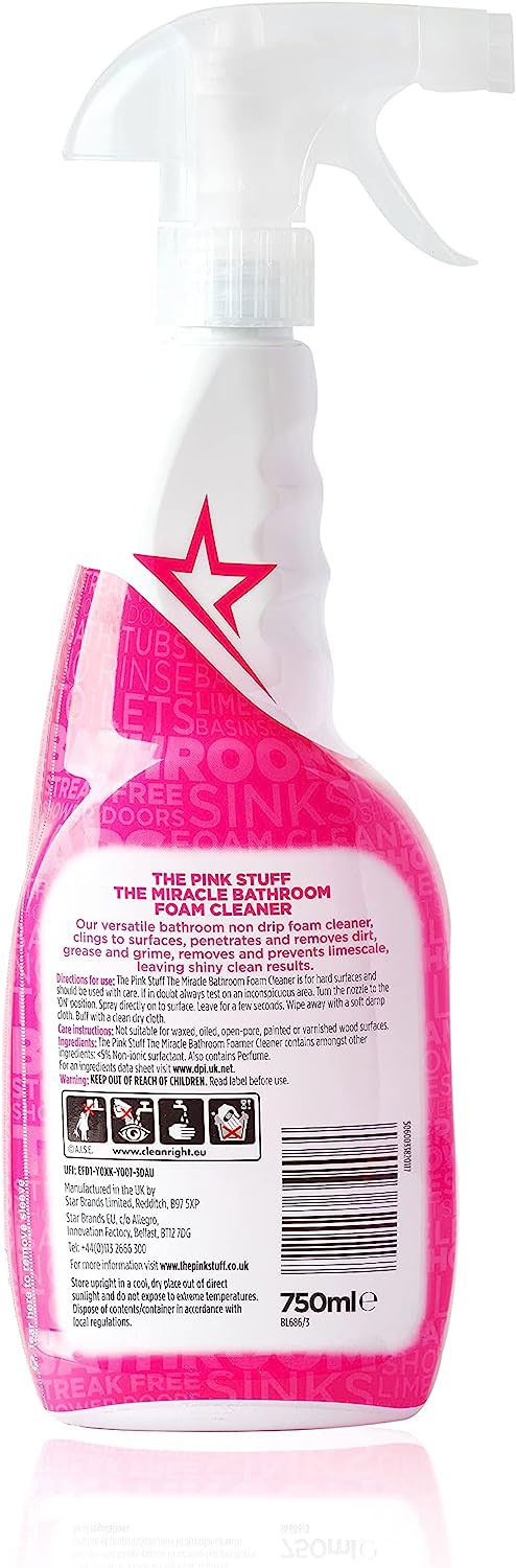 THE PINK STUFF BATHROOM CLEANER 750ML