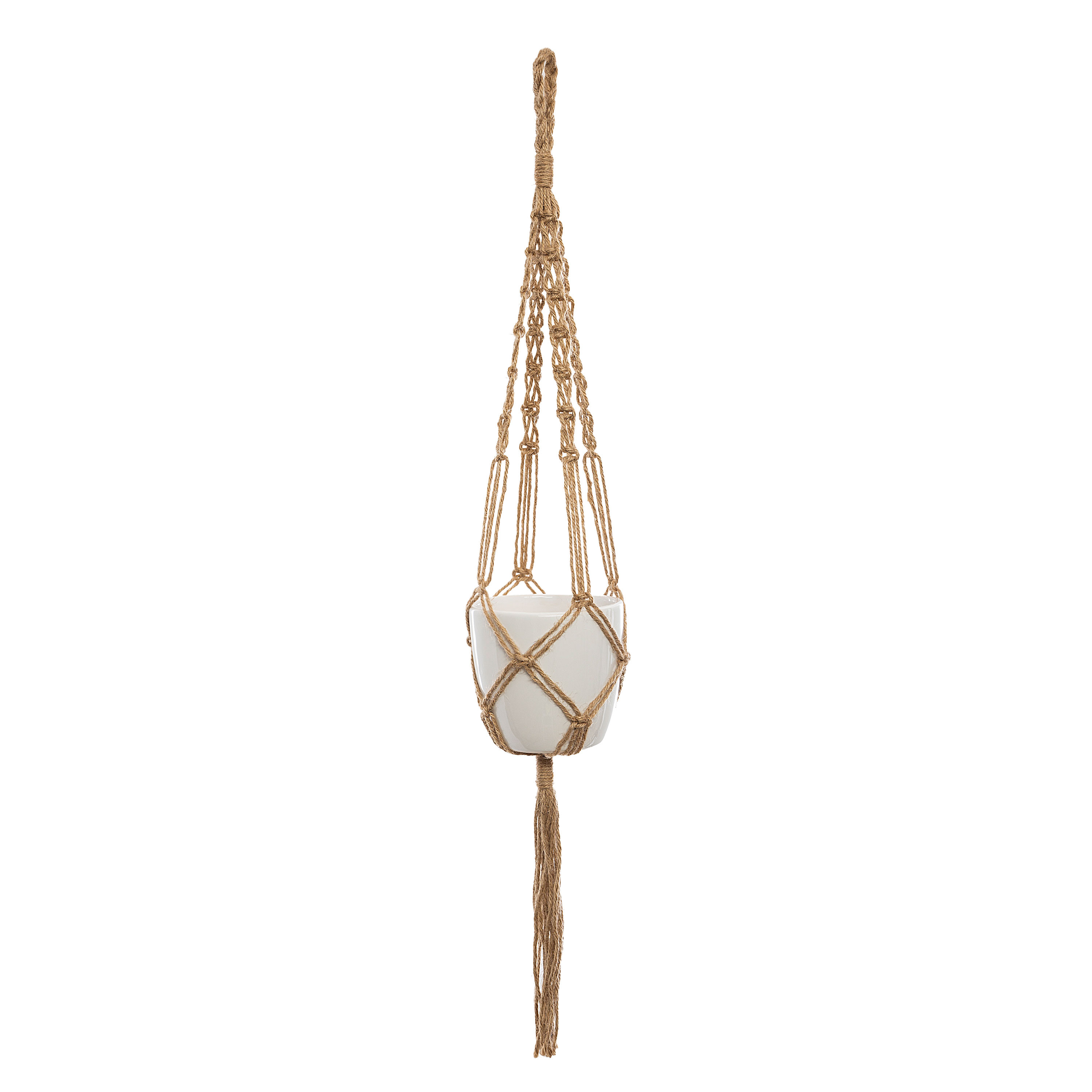 HANGING POT WITH ROPE D11.5CM