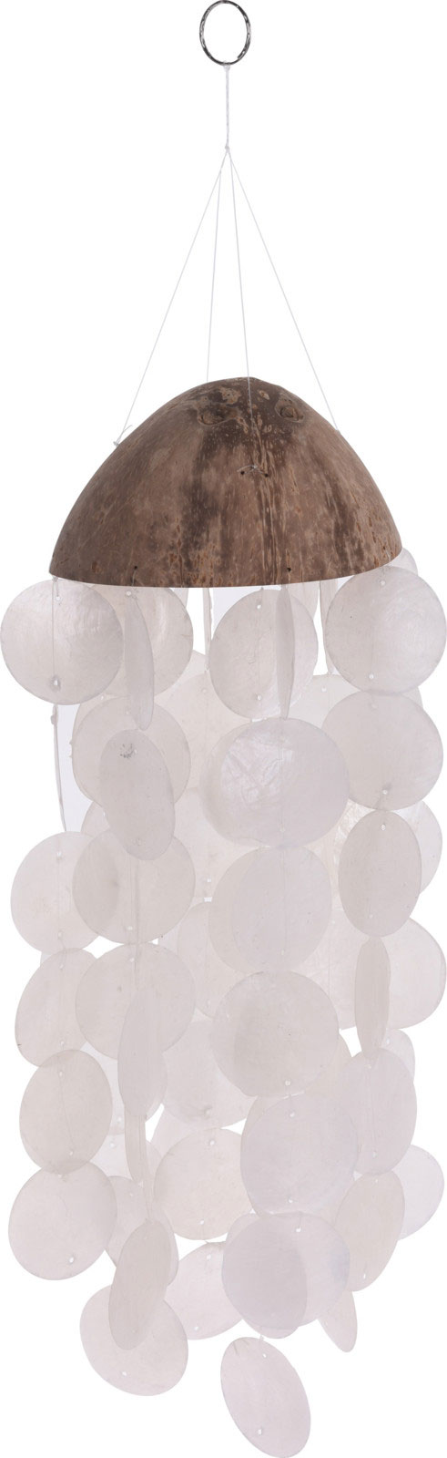 WIND CHIMES COCONUT WITH SHELLS