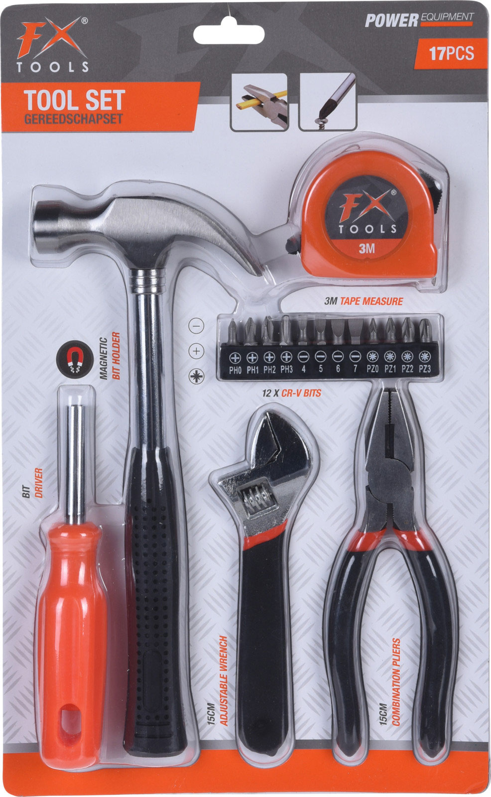 TOOL SET 17PCS