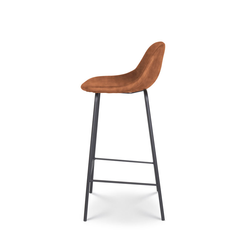 OLIA BAR STOOL CAMEL FM2 45X40X85CM