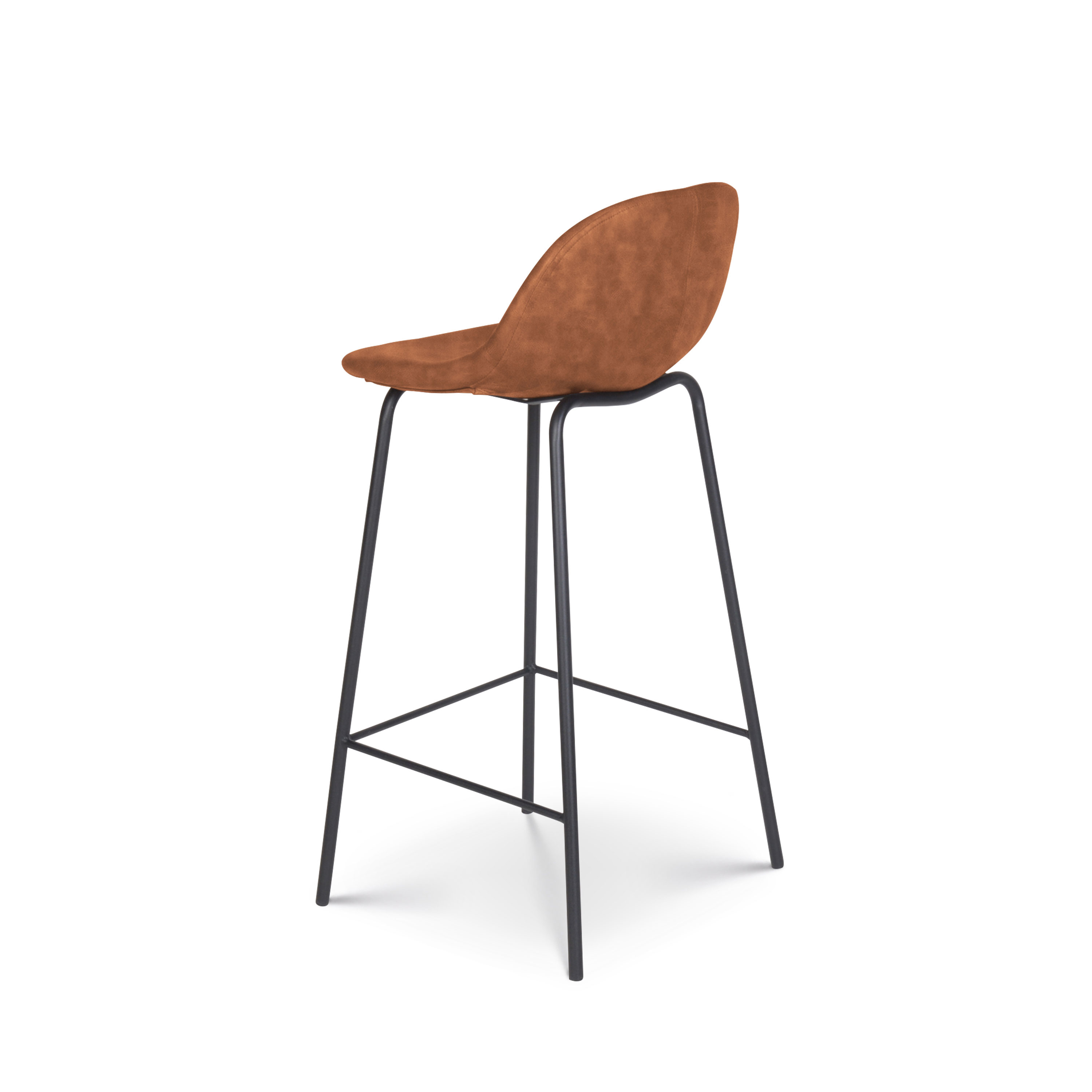 OLIA BAR STOOL CAMEL FM2 45X40X85CM