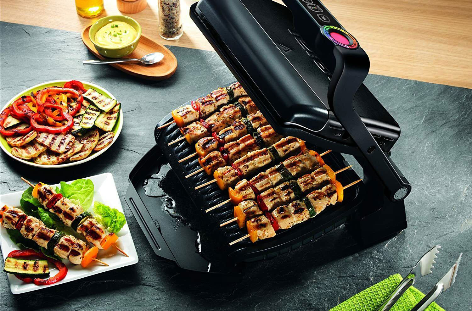 TEFAL GC7128 OPTIGRILL+ GRILL BLACK 2000W