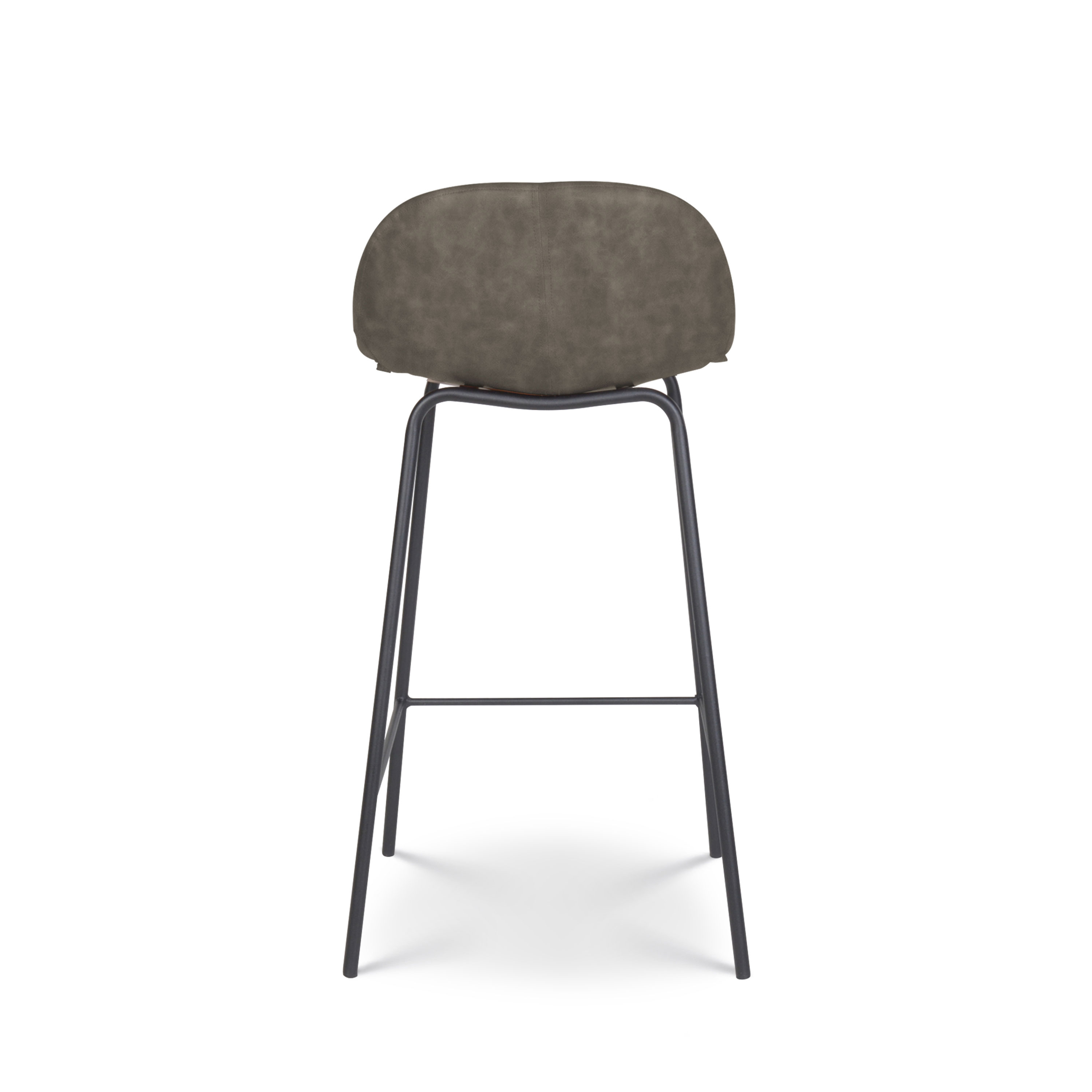 OLIA BAR STOOL DARK GREY 45X40X85CM