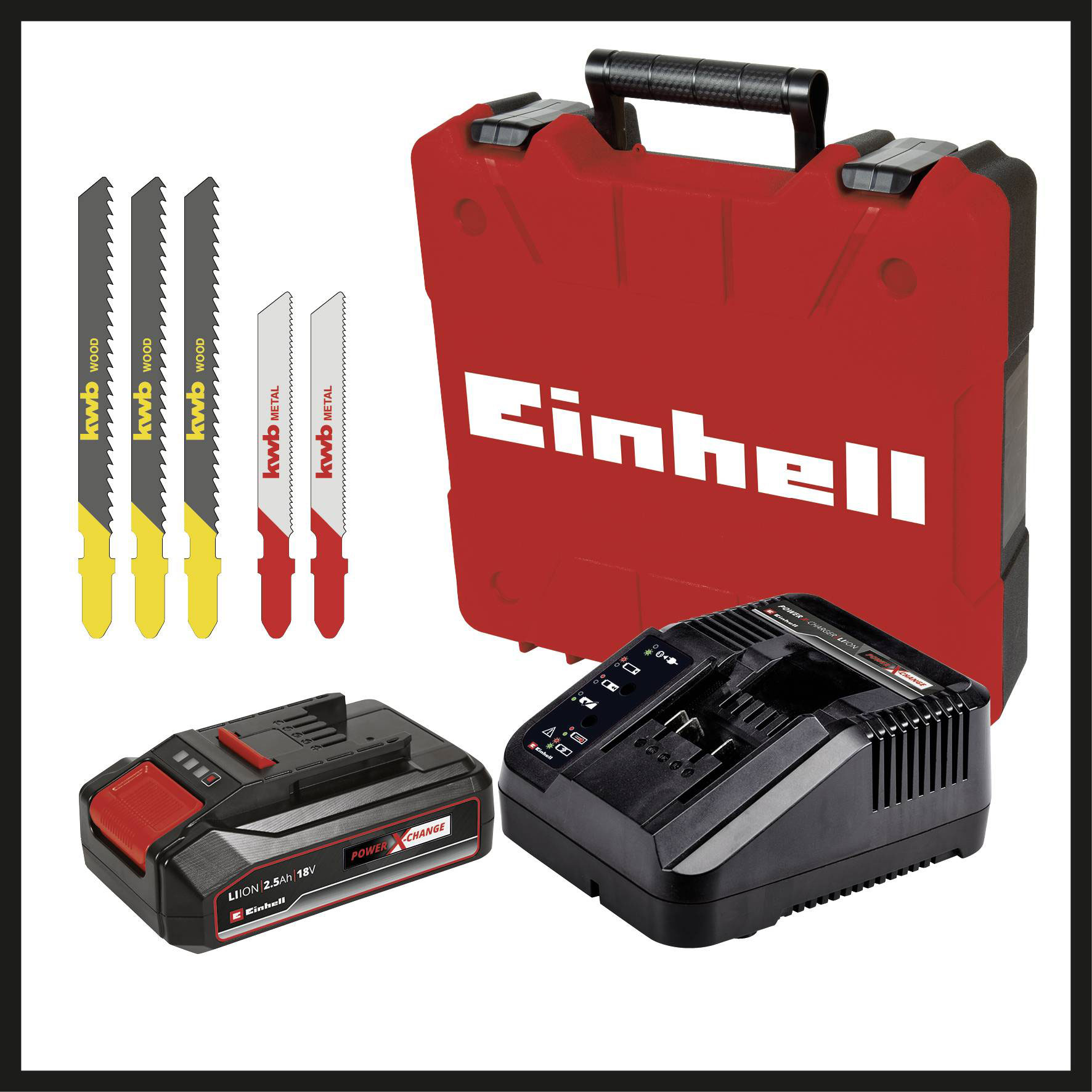 EINHELL TC-JS 18 LI JIGSAW 18V SET 2.5AH