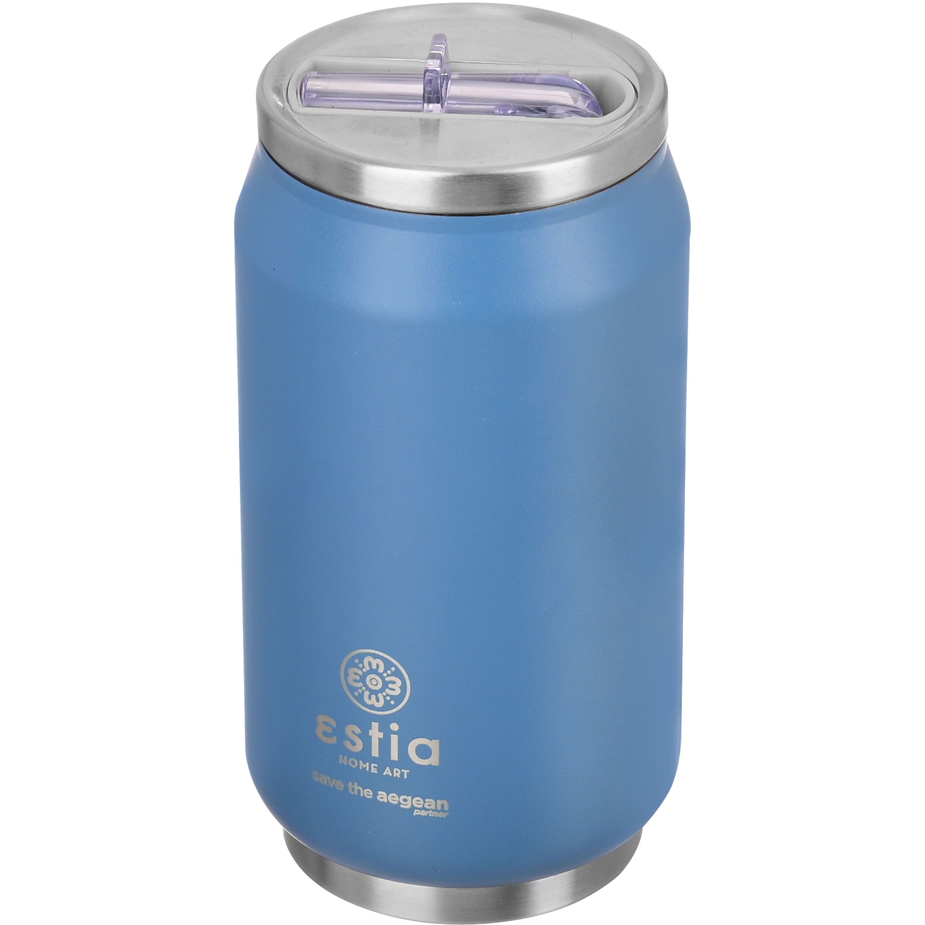 ESTIA 01-16838 ΘΕΡΜΟΣ TRAVEL CUP SAVE THE AEGEAN 300ML DENIM BLUE