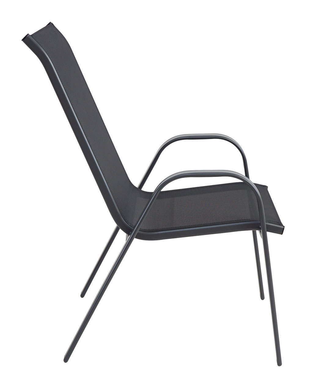 NADIA SLING TEXTILENE CHAIR - BLACK