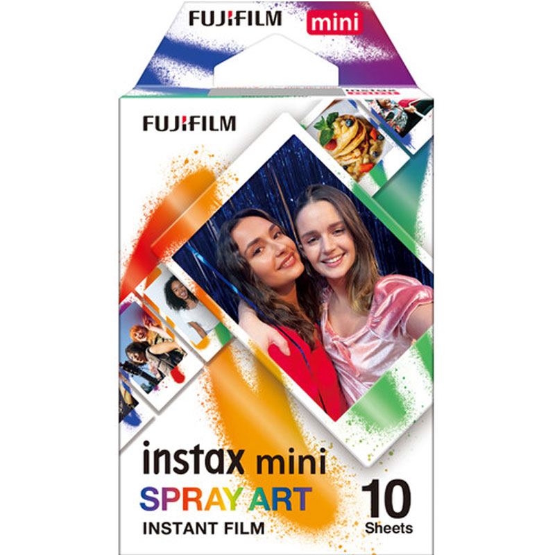 FUJIFILM 16779809 INSTAX MINI SPRAY ART WW1 FOR INSTANT CAMERA 10 SHEETS 5X7.6CM