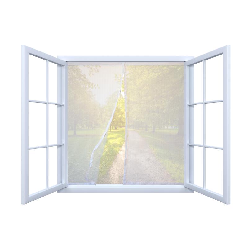 HOME & CAMP FLY SCREEN MAGNETIC WINDOW 120X120CM WHITE