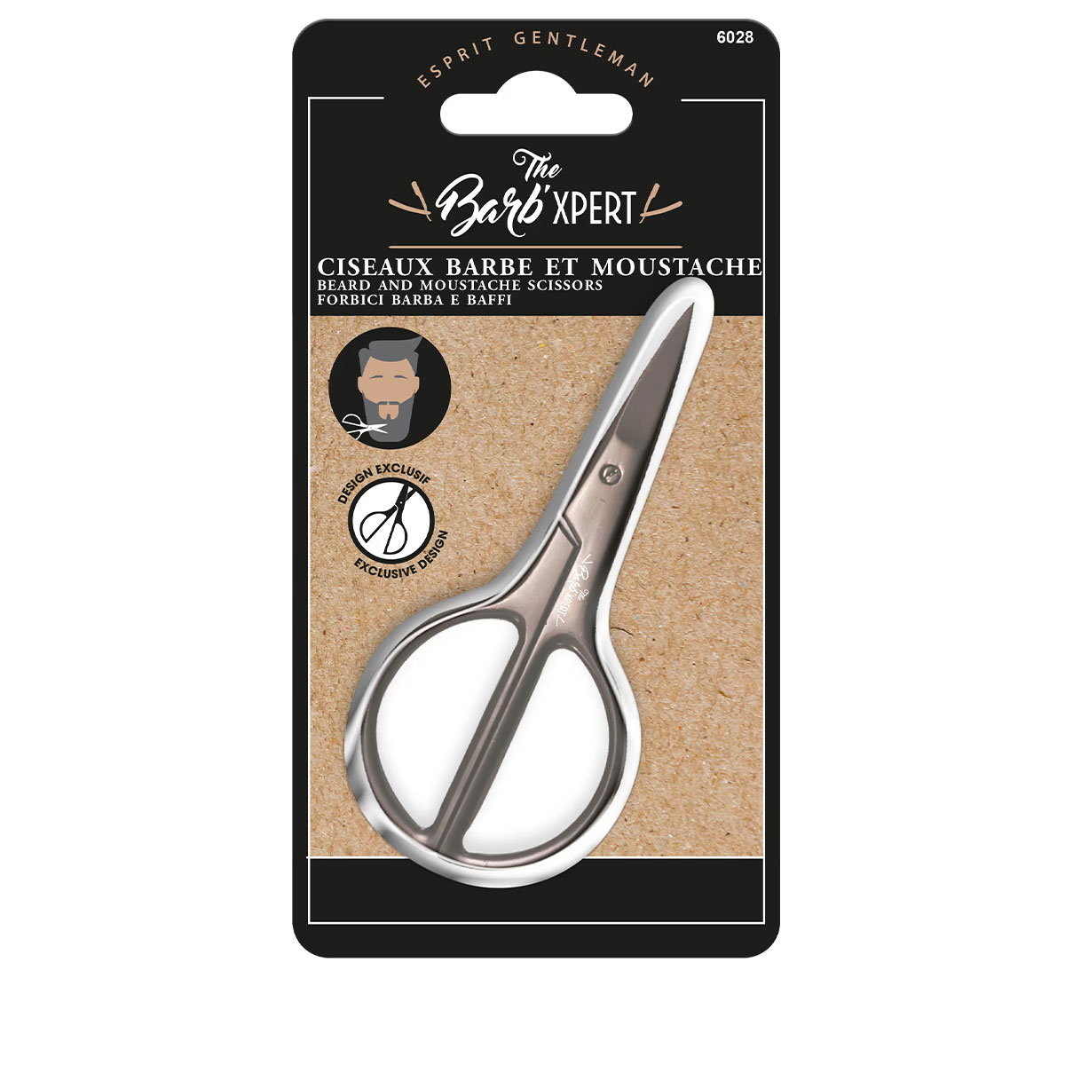 BARB' XPERT BEARD & MOUSTACHE SCISSORS