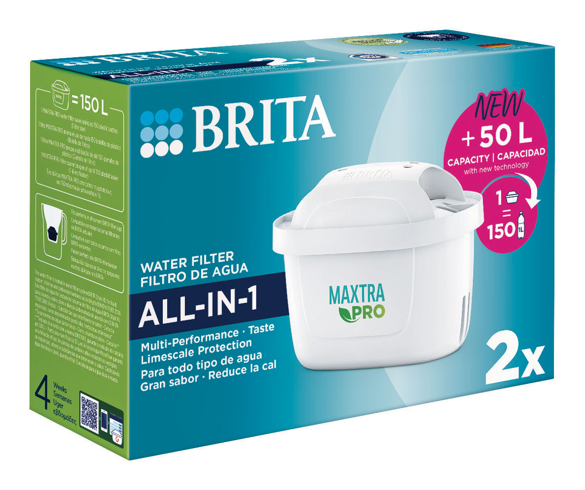 BRITA ΦΙΛΤΡΑ MAXTRA PRO ALL-IN ΠΑΚΕΤΟ ΤΩΝ 2