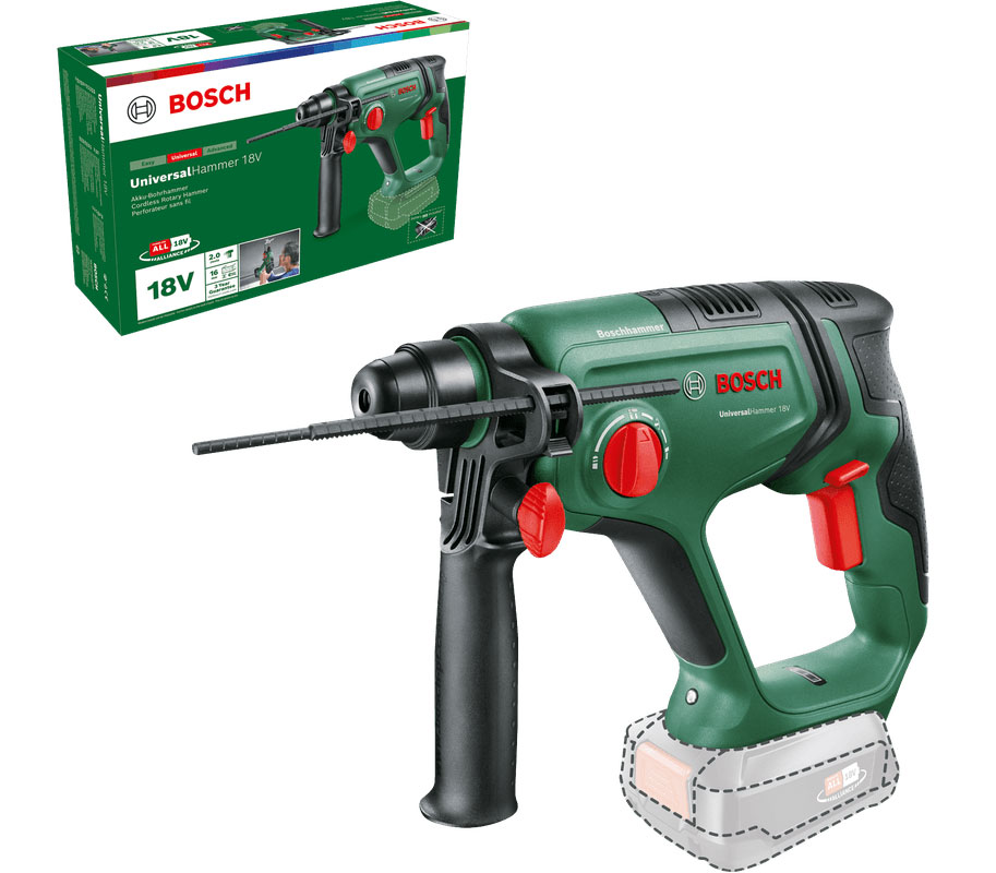 BOSCH UNIVERSALHAMMER 18V SOLO - NO BATTERY INCLUDED