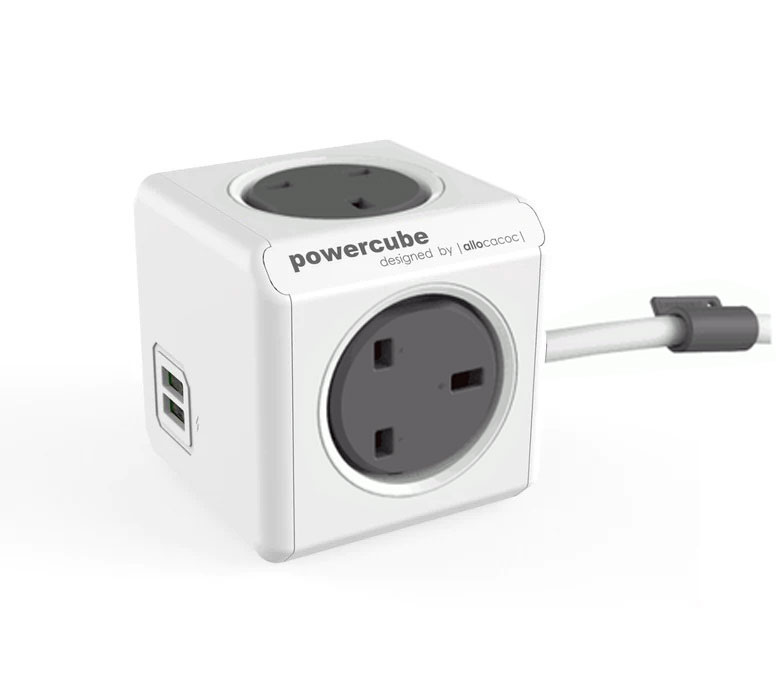 POWERCUBE EXTENDED USB A+C UK 1.5M