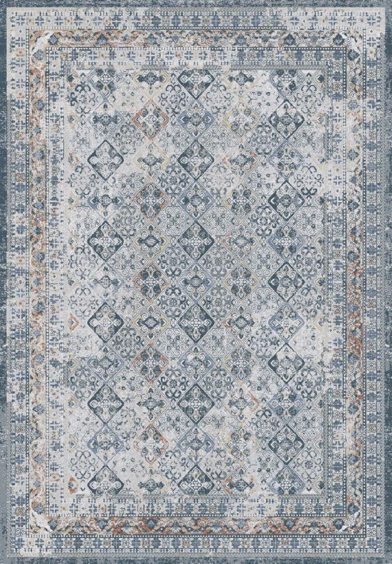 BAHAMA CARPET 160X230 GREY/DARK BLUE