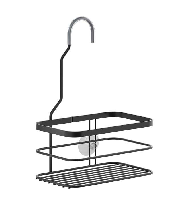 METALTEX SHOWER RAIL HOOK BASKET 20X12X28CM