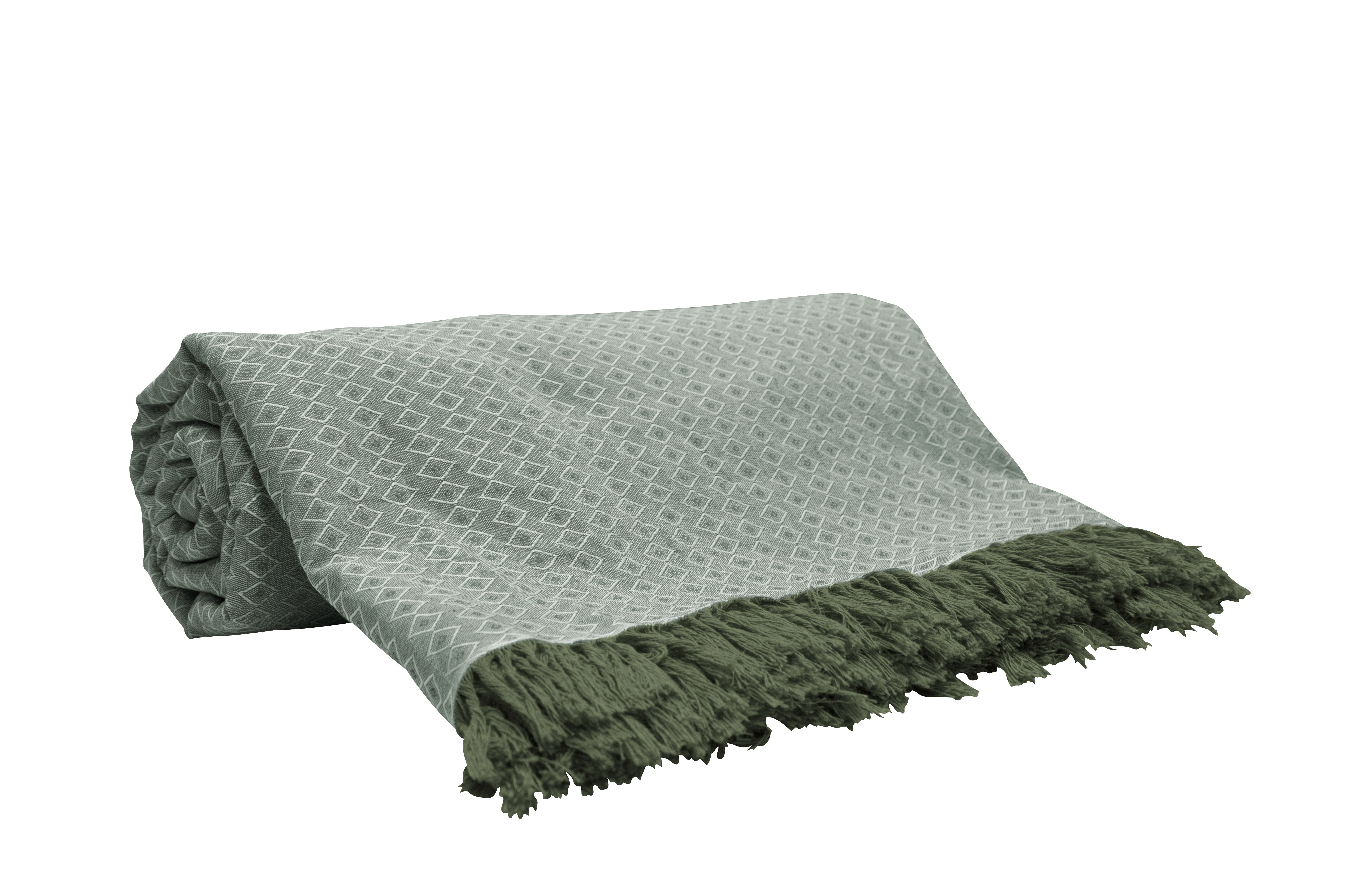 EASY HOME THROW BINDI 180X180CM OLIVE