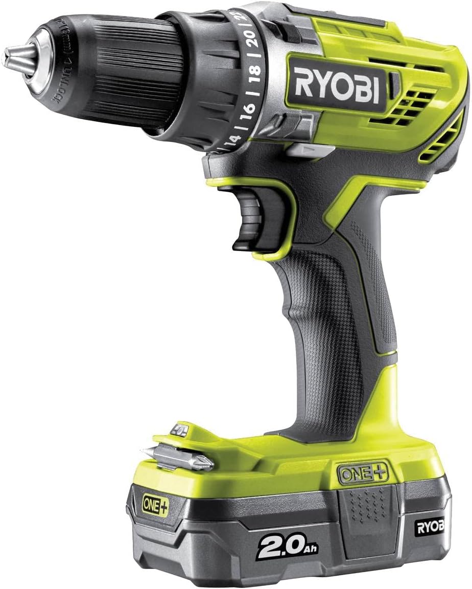 RYOBI R18PD3-220TAH IMPACT DRILL 18V 2 BATTERIES 2AH TOOLBOX