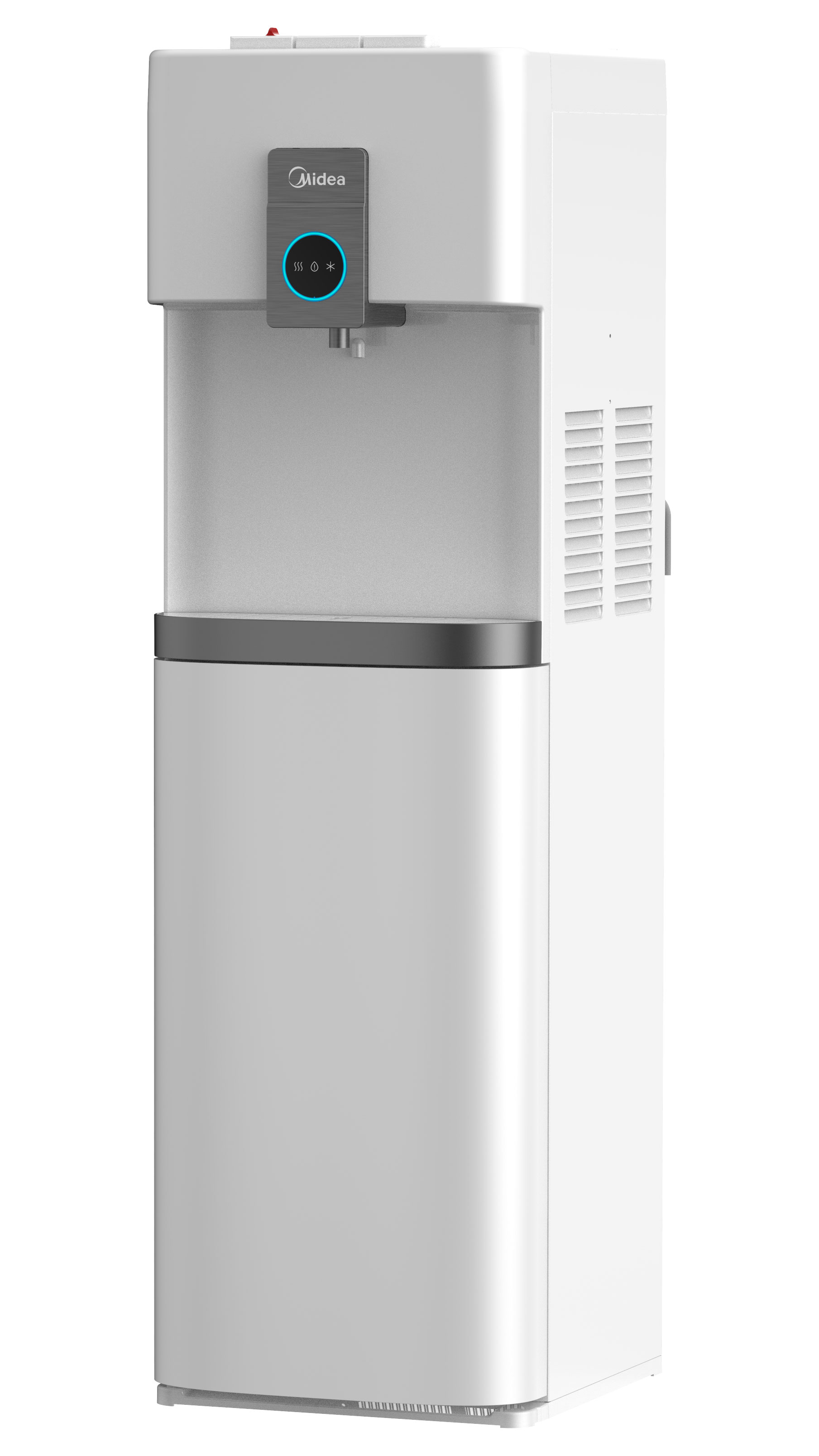 MIDEA YL2037S WATER DISPENSER WITH REFRIGERATOR AND ICE MAKER BOX