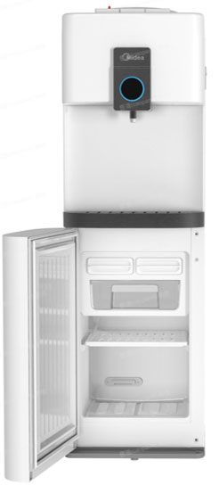 MIDEA YL2037S WATER DISPENSER WITH REFRIGERATOR AND ICE MAKER BOX