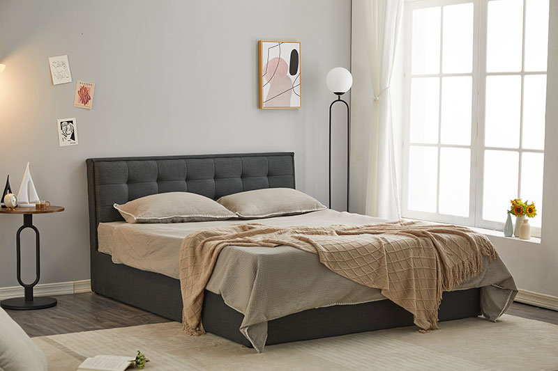 LINA BED 152X192 BLACK