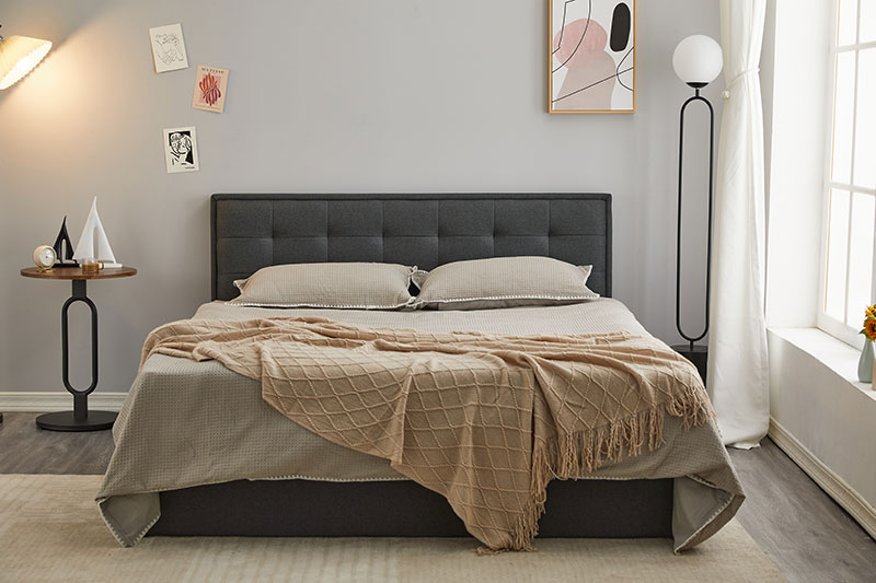 LINA BED 152X192 BLACK