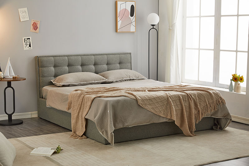 LINA BED 152X192 GREY