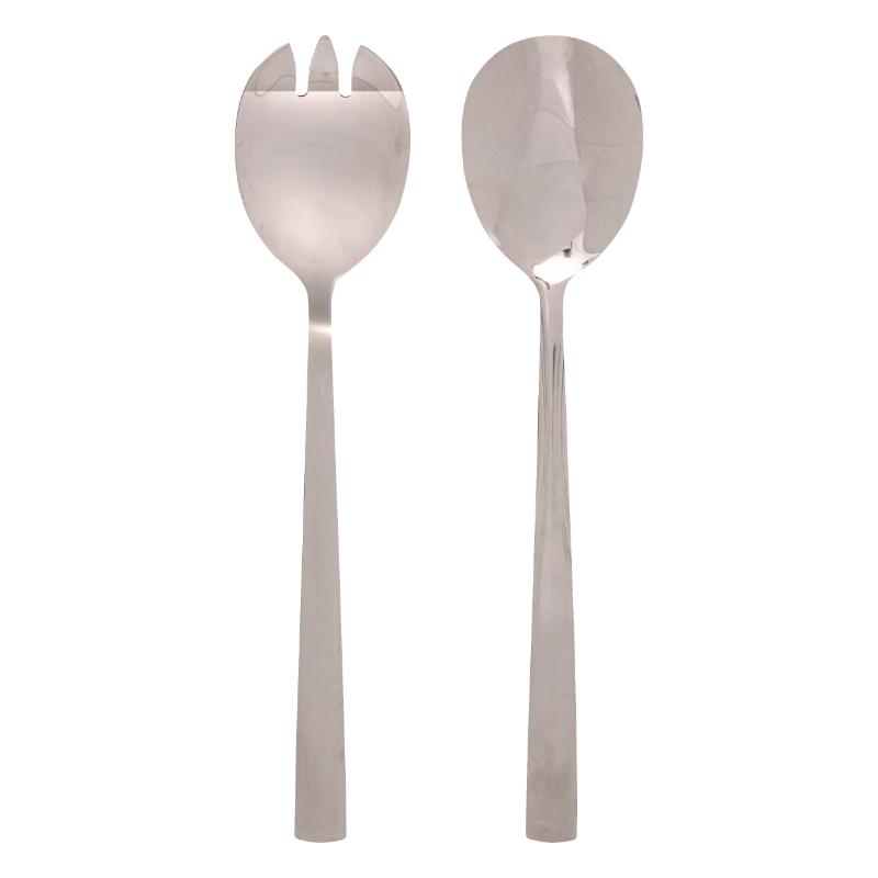 SECRET DE GOURMET SET2 SALAD CUTLERY SILVER