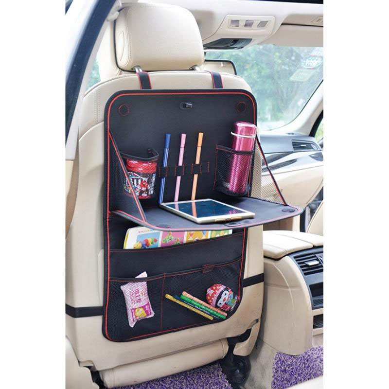 KAVER CAR SEAT BACK ORGANIZER 40x13x35CM BLACK