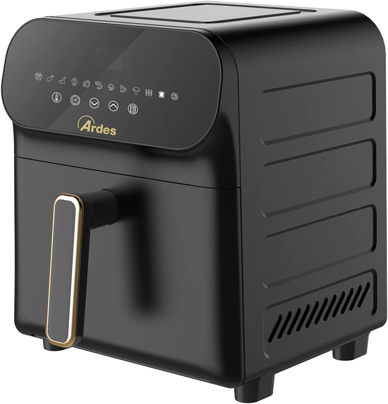 ARDES AIR FRYER ELDORADA, DIGITAL TOUCH 1700W 6L BLACK