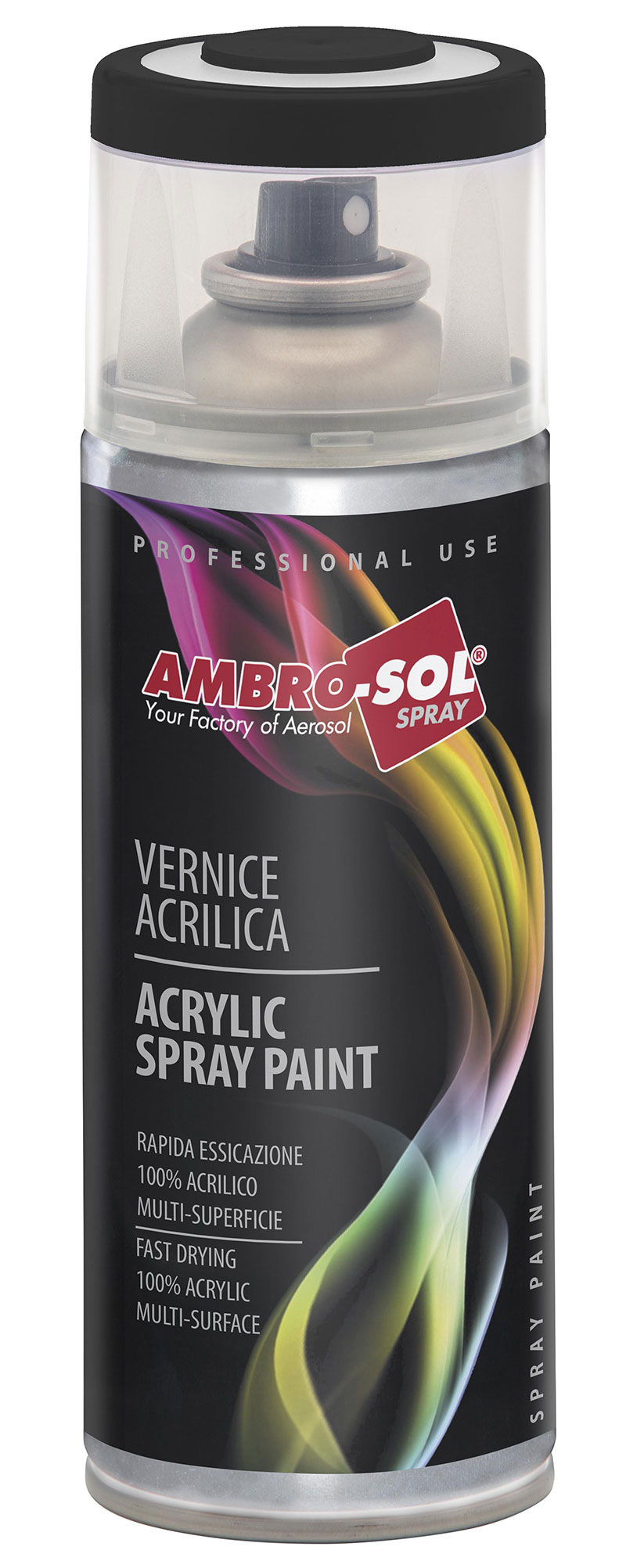 AMBROSOL SPRAY ΜΑΥΡΟ ΜΑΤ 400ML