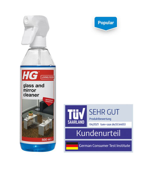 HG GLASS & MIRROR CLEANER 500ML