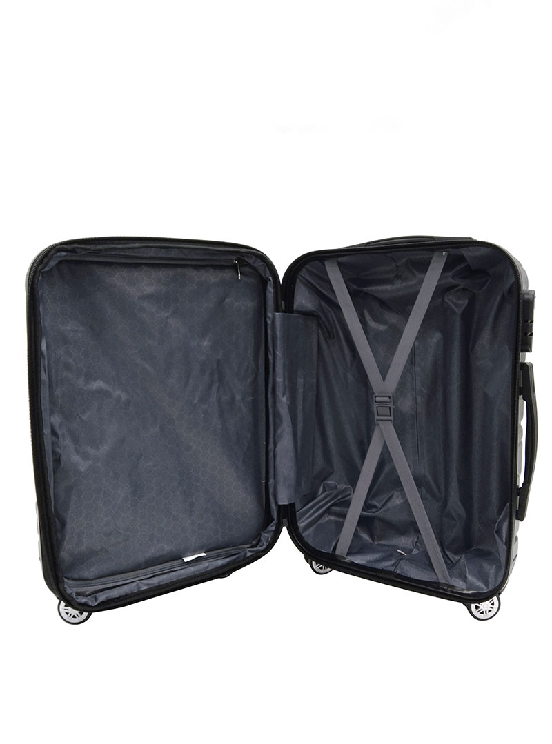 SHC LUGGAGE ABS EXTENDABLE 20IN. BLACK