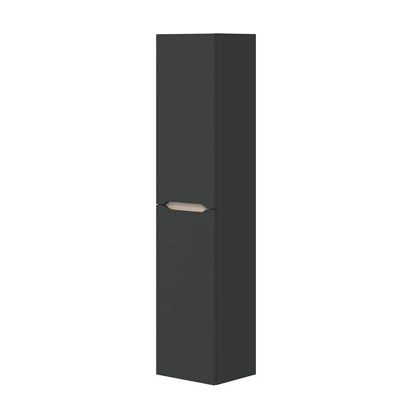 FORES LOTTO COLUMN 2 DOORS 135X26X31CM BLACK, MELAMINE