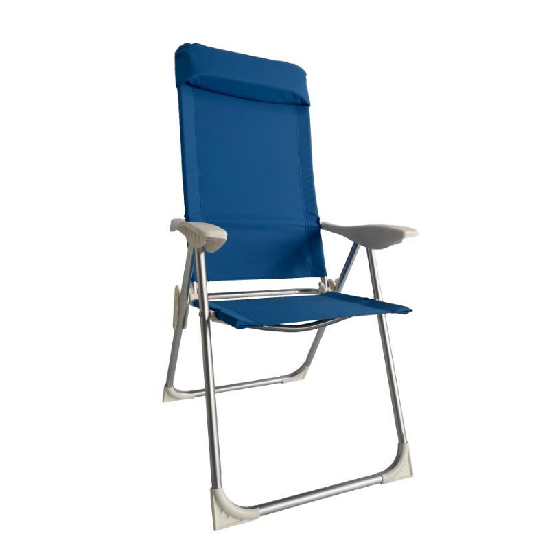 LEDA BEACH CHAIR 5 POSITIONS - BLUE