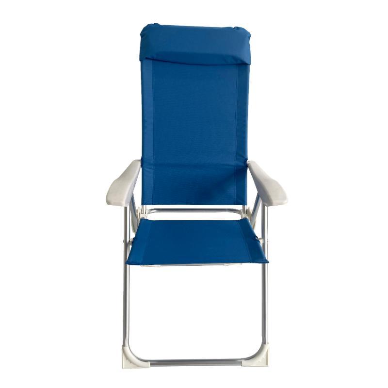 LEDA BEACH CHAIR 5 POSITIONS - BLUE