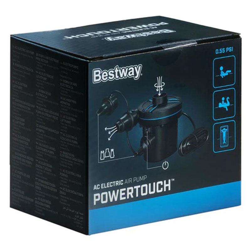 BESTWAY 62252 POWERTOUCH AC ELECTRIC AIR PUMP